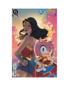 DC X Sonic The Hedgehog The Metal Legion #2 Cover B R1C0 Card Stock Variant