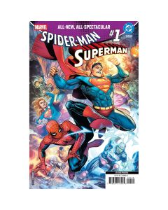 Marvel DC Spider-Man Superman #1 Second Printing Jim Cheung Variant