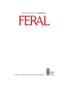 Feral #1 Cover C Blank Sketch Variant