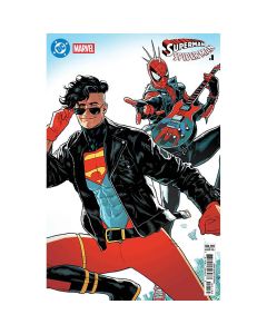 DC Marvel Superman Spider-Man #1 Cover U Jeff Spokes Superboy 90S & Spider-Punk Card Stock Variant