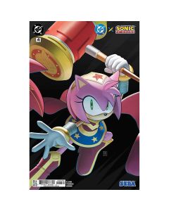 DC X Sonic The Hedgehog #4 Second Printing Deegeemin Connecting