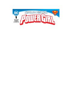 Power Girl #1 Cover D Blank Card Stock Variant