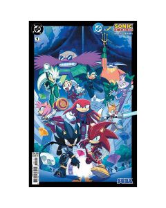 DC X Sonic The Hedgehog The Metal Legion #1 Cover D Min Ho Kim Card Stock Variant