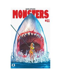 Mark Spears Monsters #11 Cover C Mark Spears Shark Week Jaws 2 Homage Variant