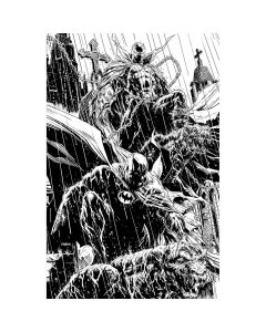 Batman Spawn #1 Cover L Jason Fabok b&w 1:25 Variant