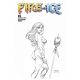 Fire And Ice #5 Cover F 1:10 Joseph Michael Linsner Line Art Variant