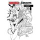 Vampirella X Witchblade Special #1 Cover Q 1:7 John Royle Line Art Trade Dress Variant