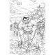 Fort Psycho #1 Cover H 1:20 Dustin Weaver B&W Variant