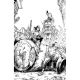 Calexit The Battle Of Universal City #1 Cover G 1:50 Creees Lee b&w