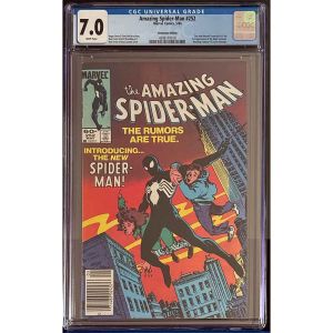 Amazing Spider-Man #252 Newstand CGC Graded 7.0
