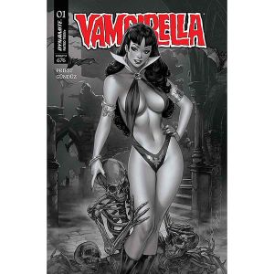 Vampirella #1 Cover ZD 1:7 Chatzoudis b&w