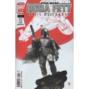 Star Wars Boba Fett Black White & Red #1