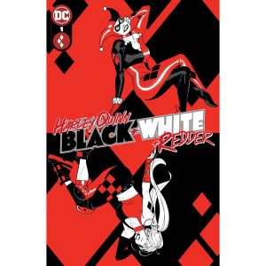 Harley Quinn Black White Redder #1
