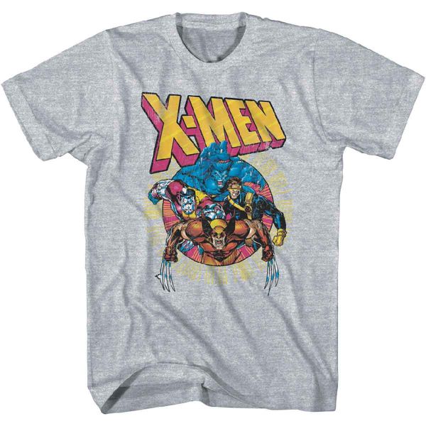 Marvel X-Men 90S Squad Grey T-Shirt Xxl | Comix Zone