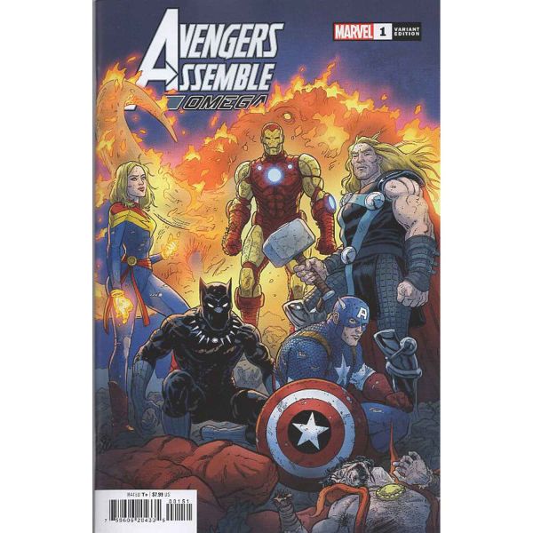 FEB230689 - AVENGERS ASSEMBLE OMEGA #1 SKROCE VAR - Previews World