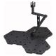 1/100 (1/144 HGUC) Action Base 4 Black Display Stand - Gunpla