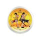 One Piece Luffy Ace Wall Clock