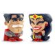 Teekez Red Superman Wonder Woman FCBD 2019 Vinyl Figure 2-Pack