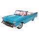 Barbie 1957 Chevy Bel Air Blue 1/18 Scale Die-Cast Car