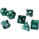 Dice Set - Poly - Pearl Green - Sirius Dice