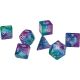 Dice Set - Poly - Blue Aurora - Sirius Dice