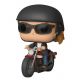 Pop Ride Captain Marvel Carol Danvers On Motorcycle Vin Figure