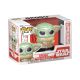 Pop Star Wars Mandolorian Holiday Grogu Vinyl Figure