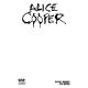 Alice Cooper #1 Cover E Blank Authentix