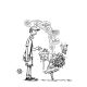 I Hate Fairyland #20 Cover D 1:25 Skottie Young B&W Virgin Variant
