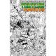 Teenage Mutant Ninja Turtles X Naruto #1 Second Printing 1:10 b&w