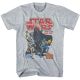 Star Wars Pop Comic Art Grey T-Shirt Xxl