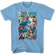 Marvel Avengers Torn Light Blue T-Shirt Lg