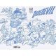 Daredevil #20 1:50 Chris Giarrusso Connecting Blue Line Sketch Variant