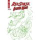 Red Sonja Attacks Mars #2 Cover K 1:7 Linsner Green Line Art