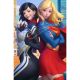 DC Marvel Superman Spider-Man #1 Cover M Stanley Artgerm Lau Supergirl & Silk Card Stock Variant