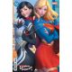 DC Marvel Superman Spider-Man #1 Cover M Stanley Artgerm Lau Supergirl & Silk Card Stock Variant