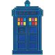 Doctor Who Fifteenth Doctors Chromatic Tardis Enamel Pin Badge