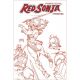 Red Sonja #2 Cover ZG Linsner Fiery Red Line Art 1:10 Variant