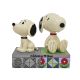 Peanuts 75Th Anniversary 1950 Snoopy & Current Snoopy Statue