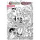 Thundercats Powerpuff Girls #2 Cover L 1:5 Ken Haeser Line Art