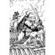 Teenage Mutant Ninja Turtles #21 Cover F 1:10 Eastman & Bishop B&W Full Art