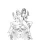Vampirella #5 Cover P 1:10 Joseph Michael Linsner Line Art Virgin Variant