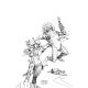 Red Sonja Attacks Mars #3 Cover I 1:20 Linsner Line Art Virgin
