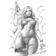 Heat Seeker Exposed A Gun Honey Series #2 Cover I 1:5 Chew Sketch Variant