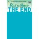 Rick And Morty The End #1 Cover D Blue Sketch Variant