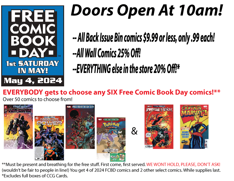 Free Comic Book Day 2024!