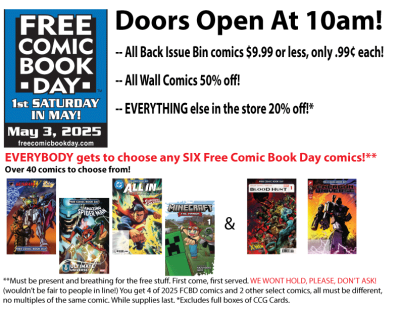 Free Comic Book Day 2025!