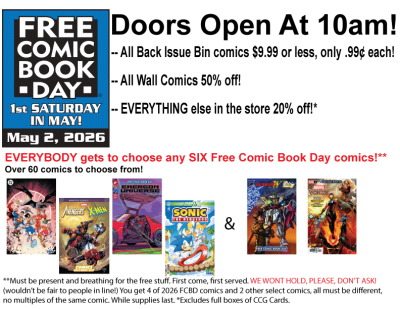 Free Comic Book Day 2026!