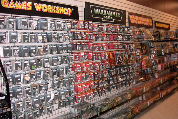 We carry a huge selection of miniature games, especially Warhammer